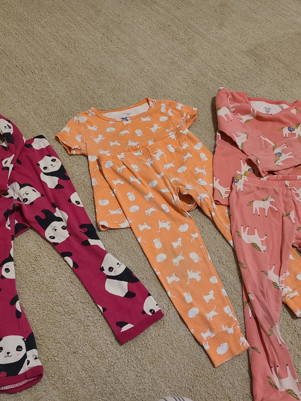 Carter's Toddler 3set-Pajama Set- 3T